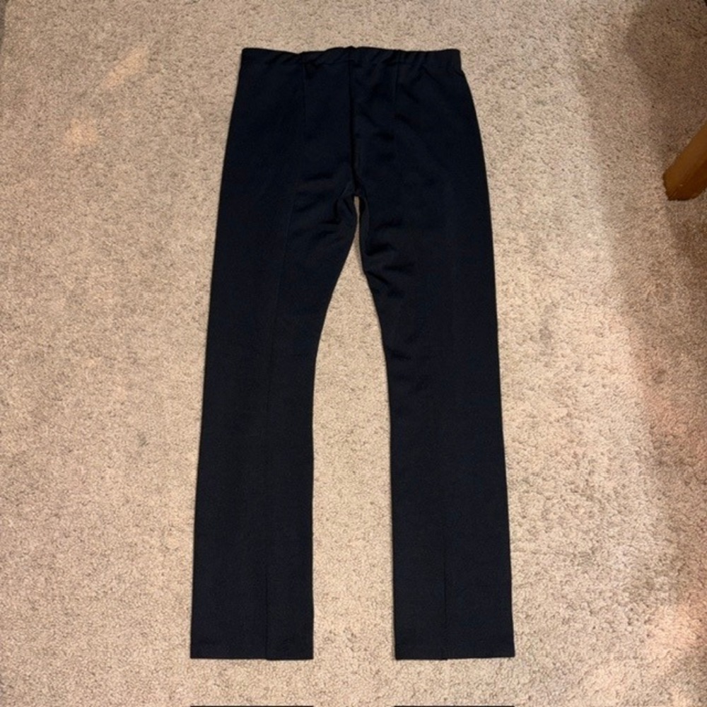 The Row Sovino Stretch Crepe Cropped Pant Black Medium - Picture 5 of 9